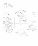 Controls Governor Spring Diagram and Parts List for 207432-0115-E1  Briggs and Stratton Engine
